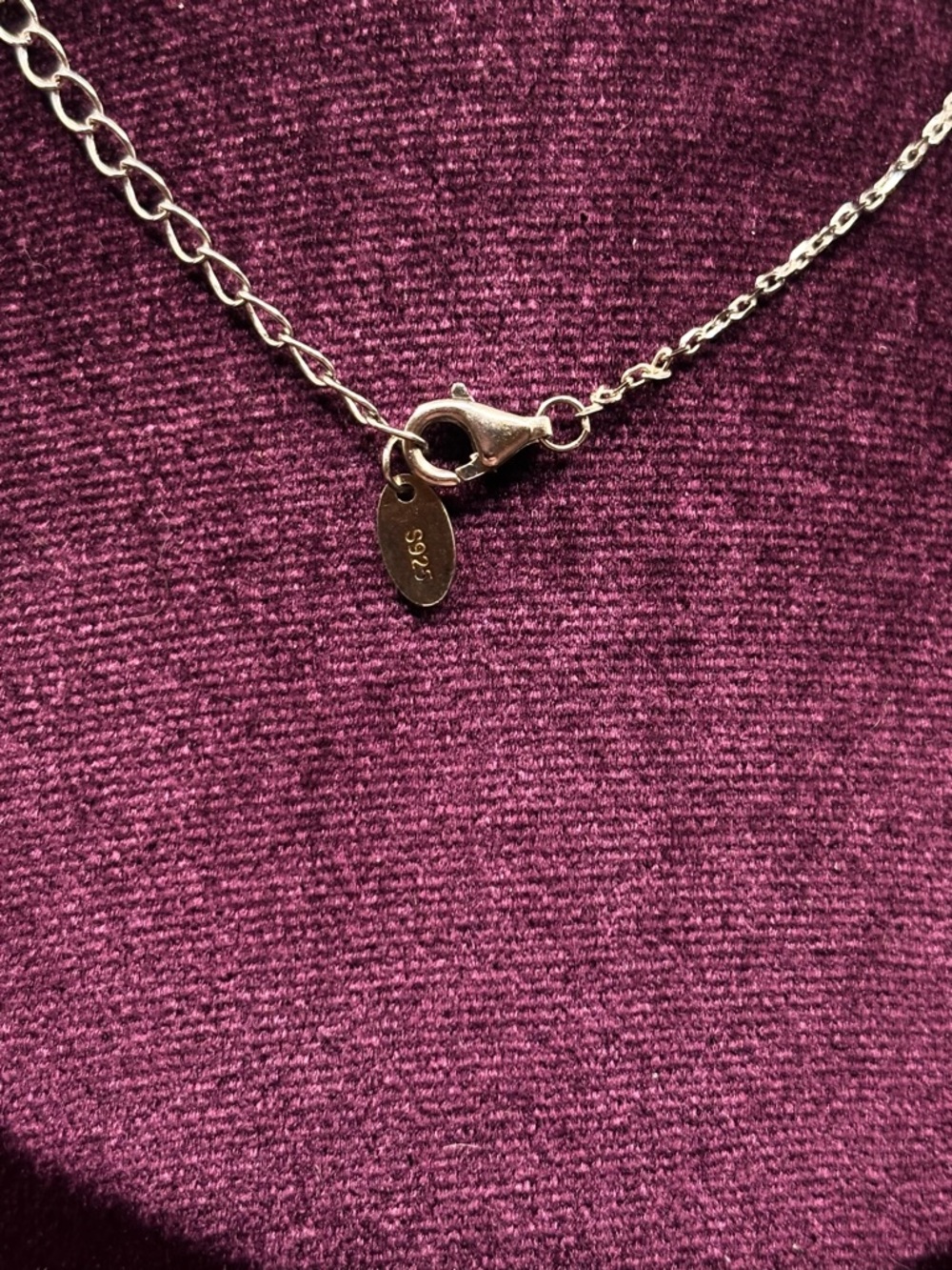 S925 Sterling Silver Halo Necklace Dainty Circle Pendant - Picture 5 of 7